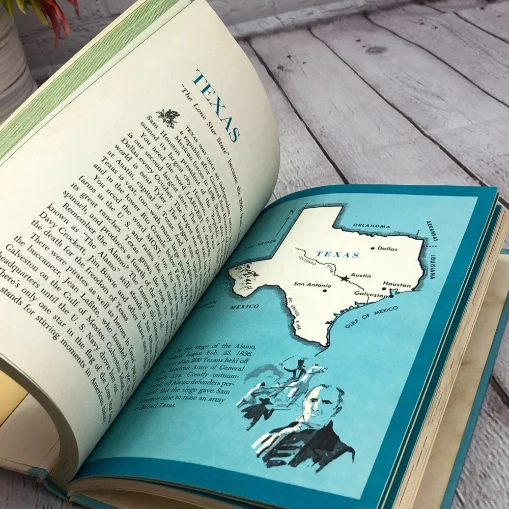 vintage book all about our 50 states 1962